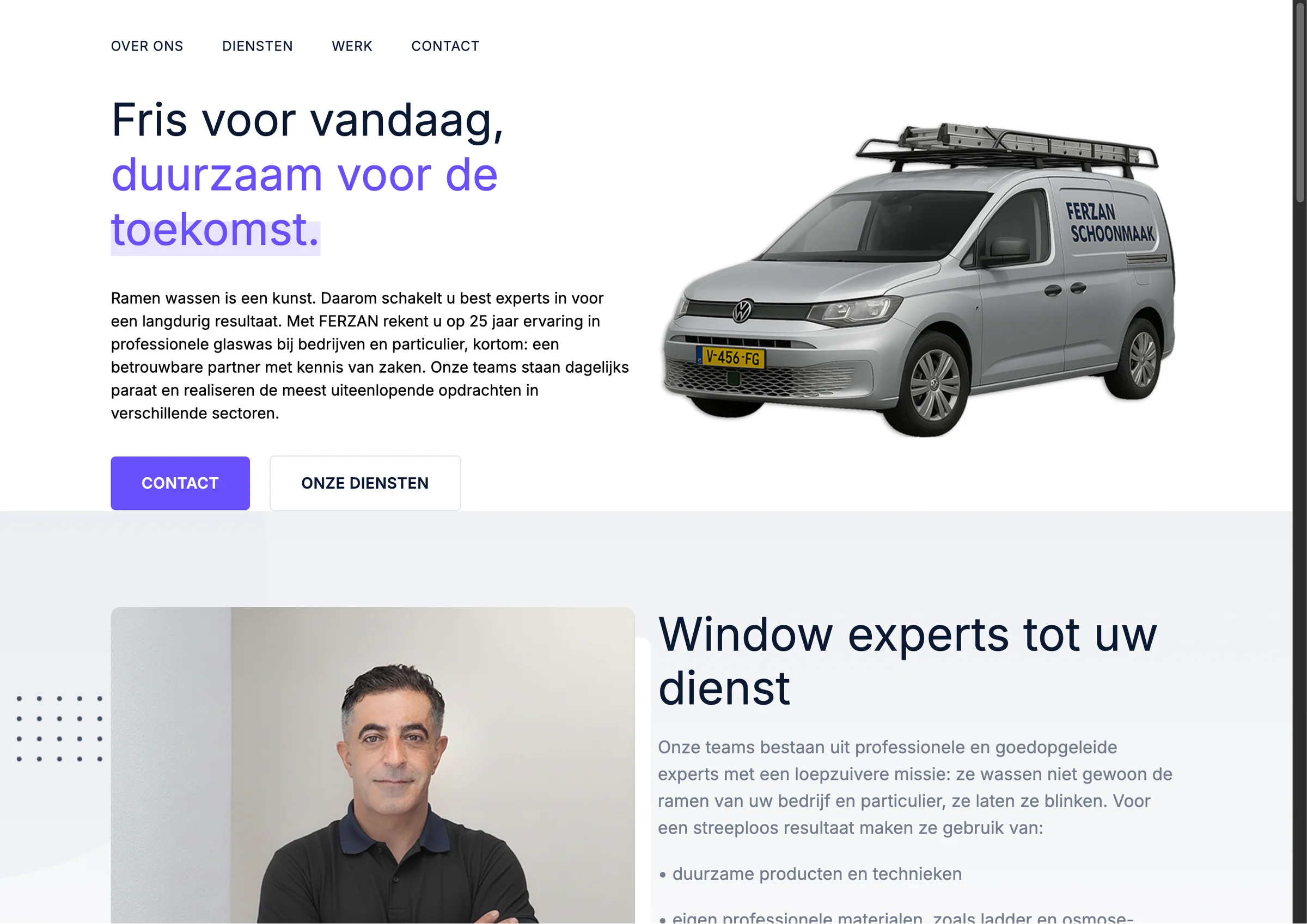 Ferzanschoonmaak